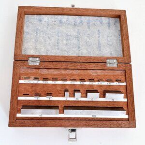 CEJ CE JOHANSSON SWEDISH GAGE GAUGE BLOCKS DOWN UNTERSEITE EN BAS